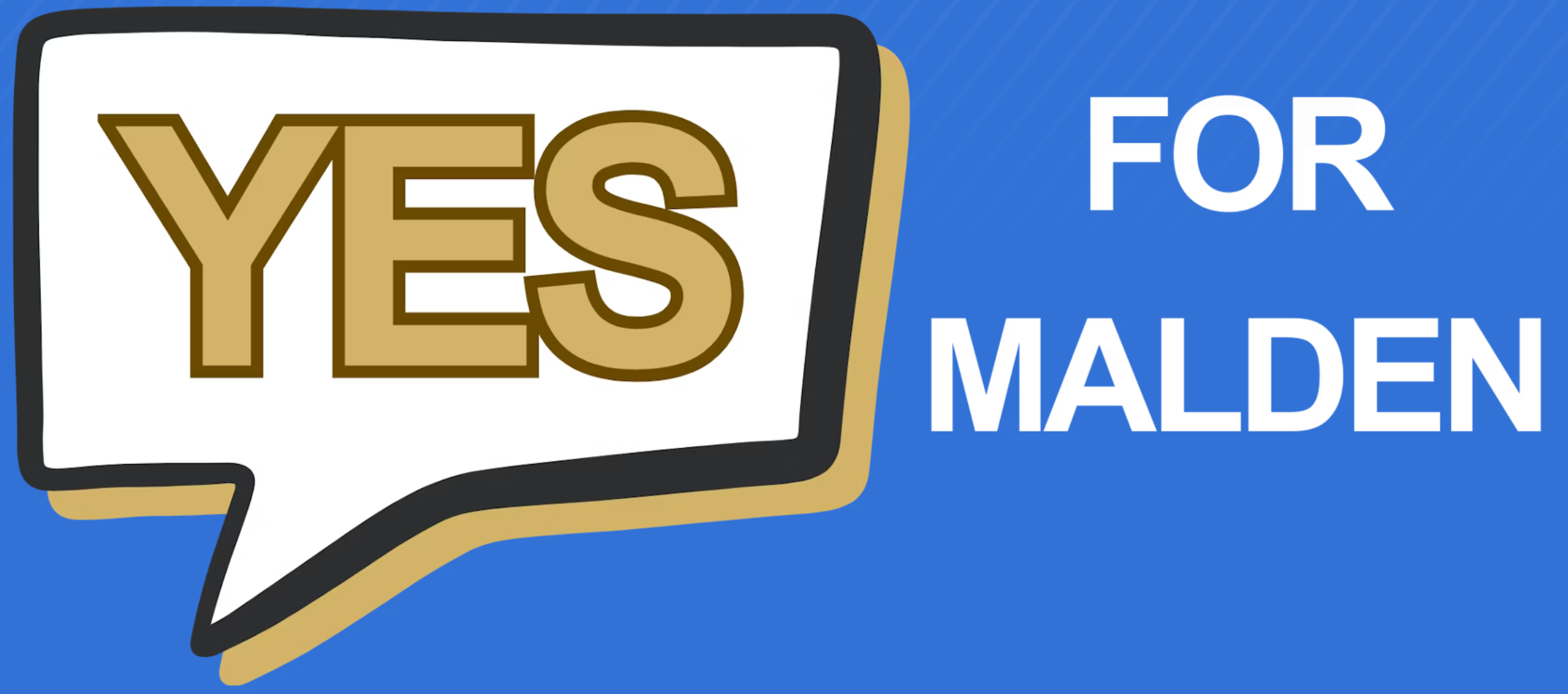 We are endorsing Yes for Malden!